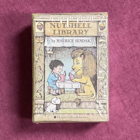 Nutshell Library: 4 Maurice Sendak Books in Mini Box Set. Chicken Soup... SEALED - Picture 4 of 5